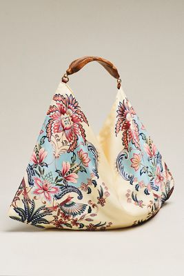Farm Rio Satin Scarf Medium Bag