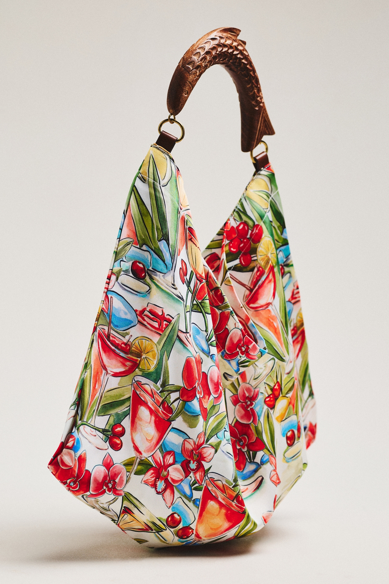 Farm Rio Satin Scarf Mini Bag
