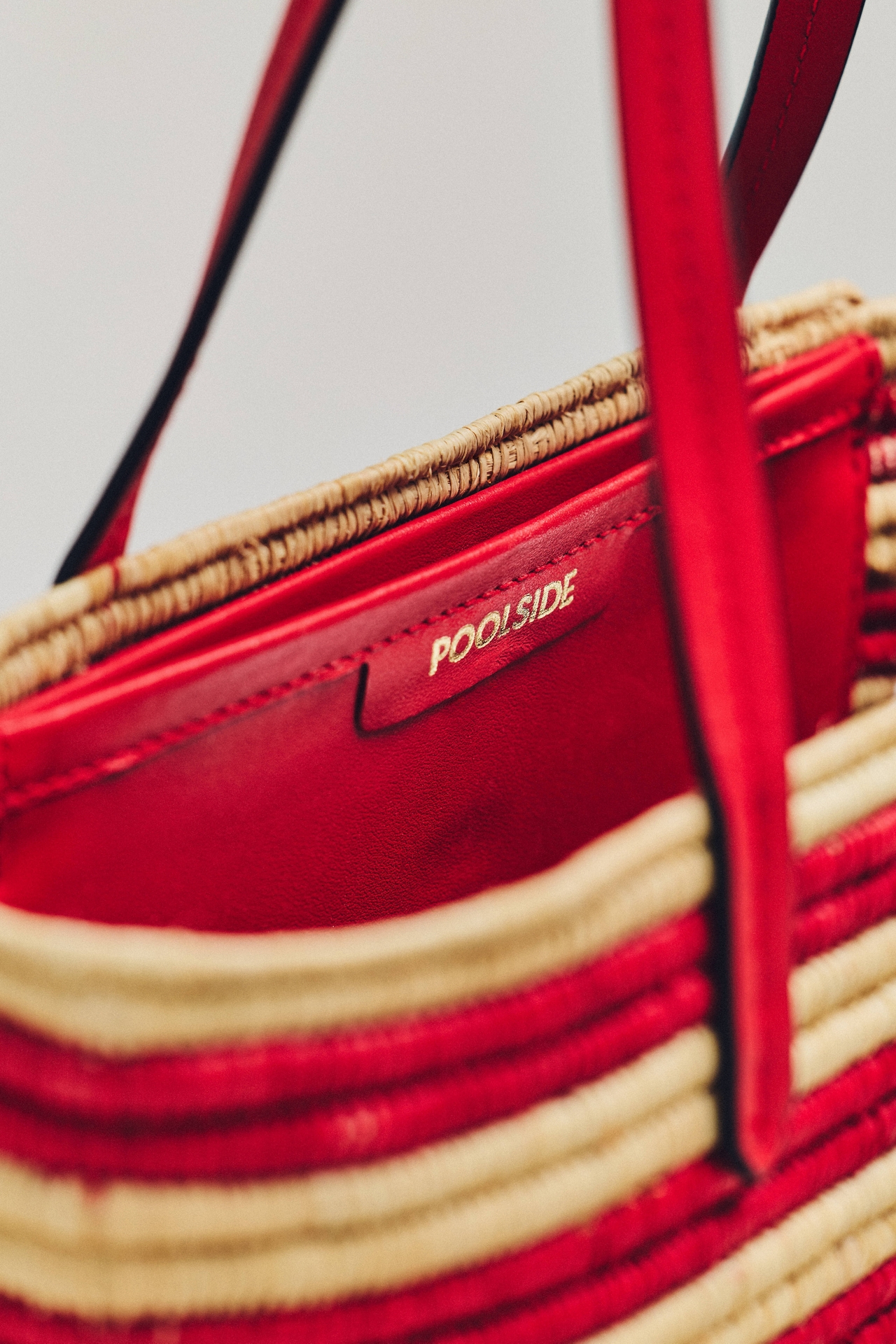 POOLSIDE The Capri Raffia Tote Bag