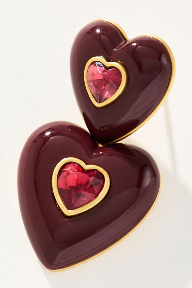 Loren Hope Elodie Heart Earrings #1