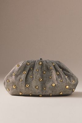 Studded Pouch Clutch