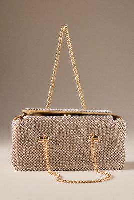 Jewel by Badgely Mischka Juniper Crystal Mesh Bag