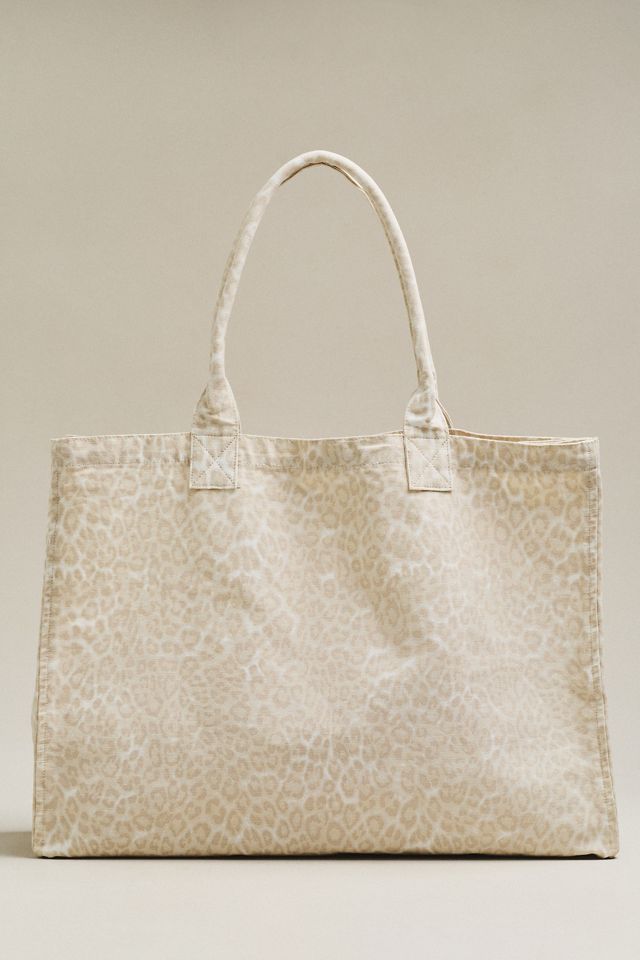 Anine Bing Leo Canvas Tote Bag #1