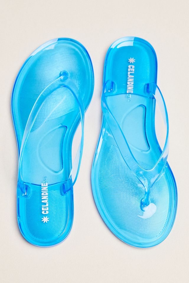 Celandine Jelly Flip Flops | Anthropologie