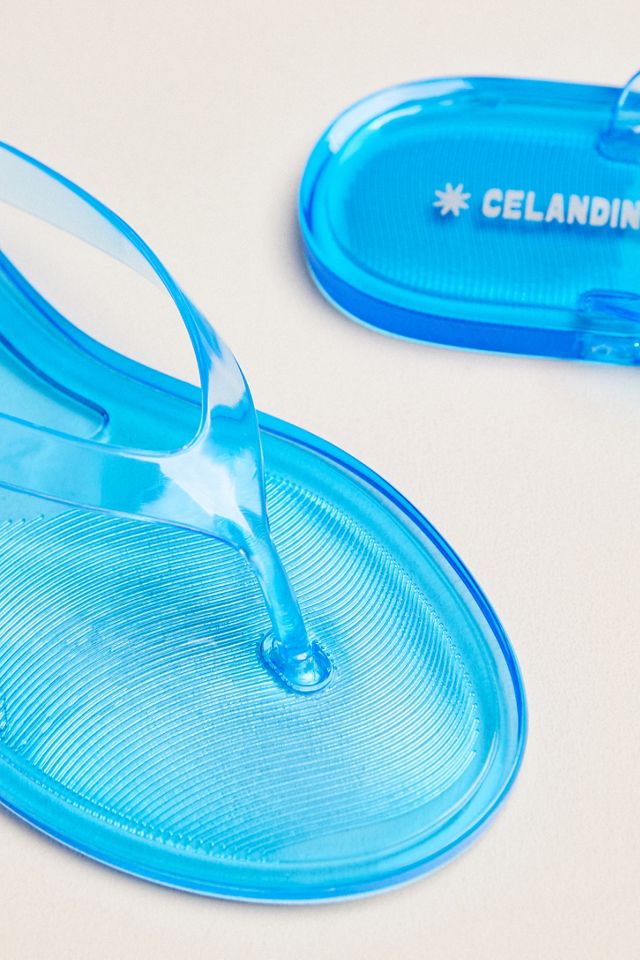 Celandine Jelly Flip Flops | Anthropologie