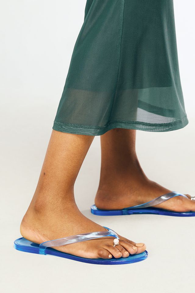 Celandine Jelly Flip Flops | Anthropologie