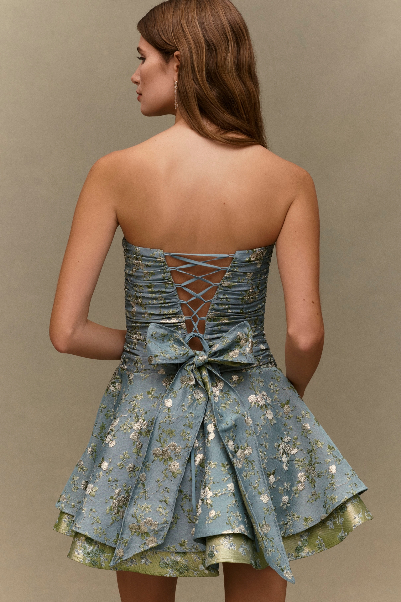 V. Chapman Ellerie Strapless Mini Dress