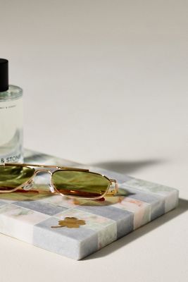 Carly Marble Checkered Trinket
