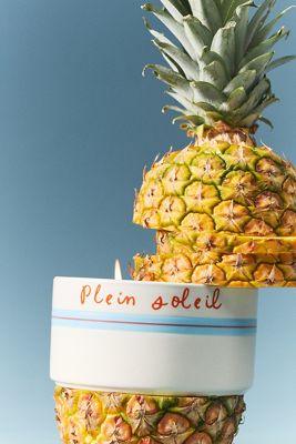 Floral Hibiscus Tide Ceramic Buoy Candle