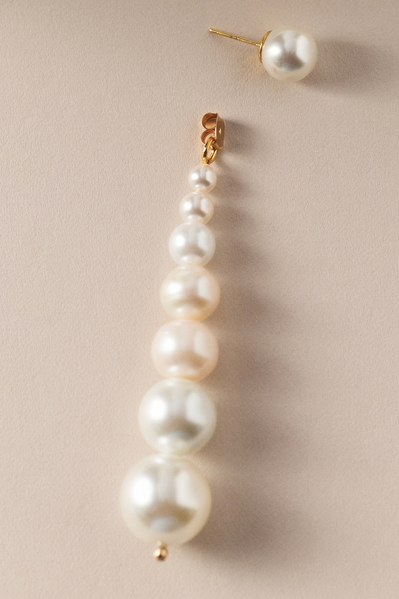 Shashi Pearl Drop Linear Earrings
