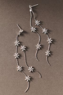 Shashi Hybrid Crystal Linear Drop Earrings