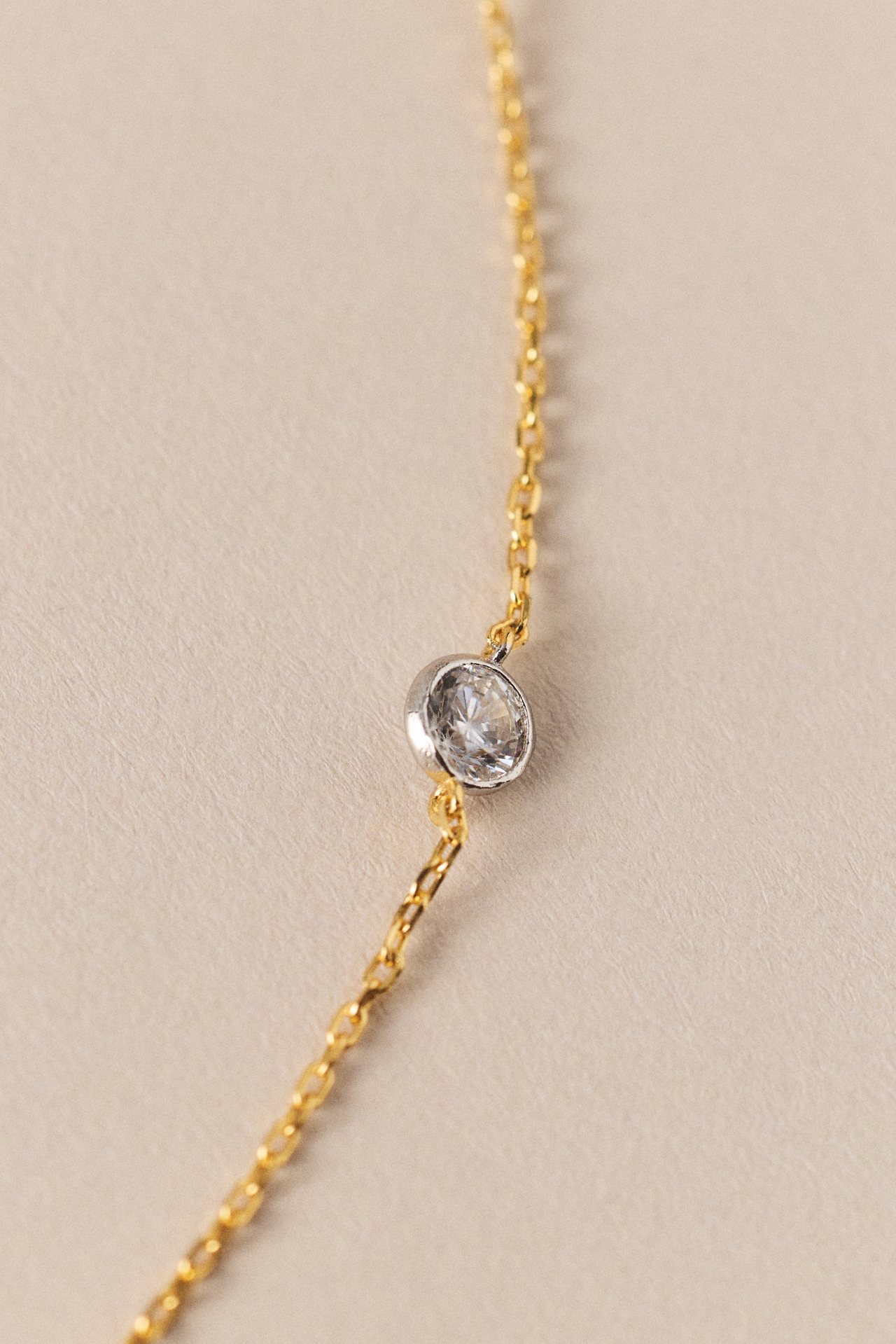 Shashi Emily Two-Toned Cubic Zirconia Necklace