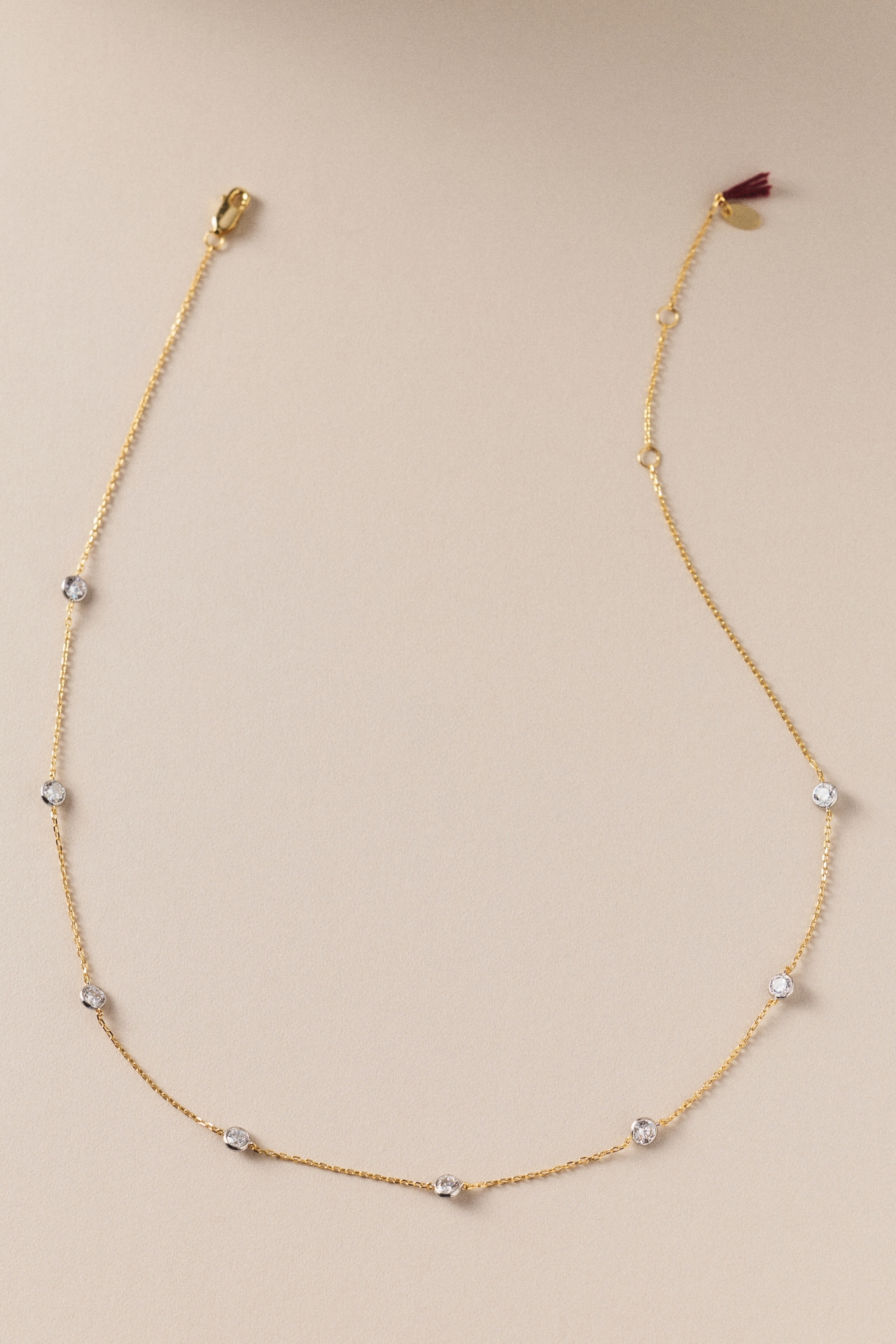 Shashi Emily Two-Toned Cubic Zirconia Necklace