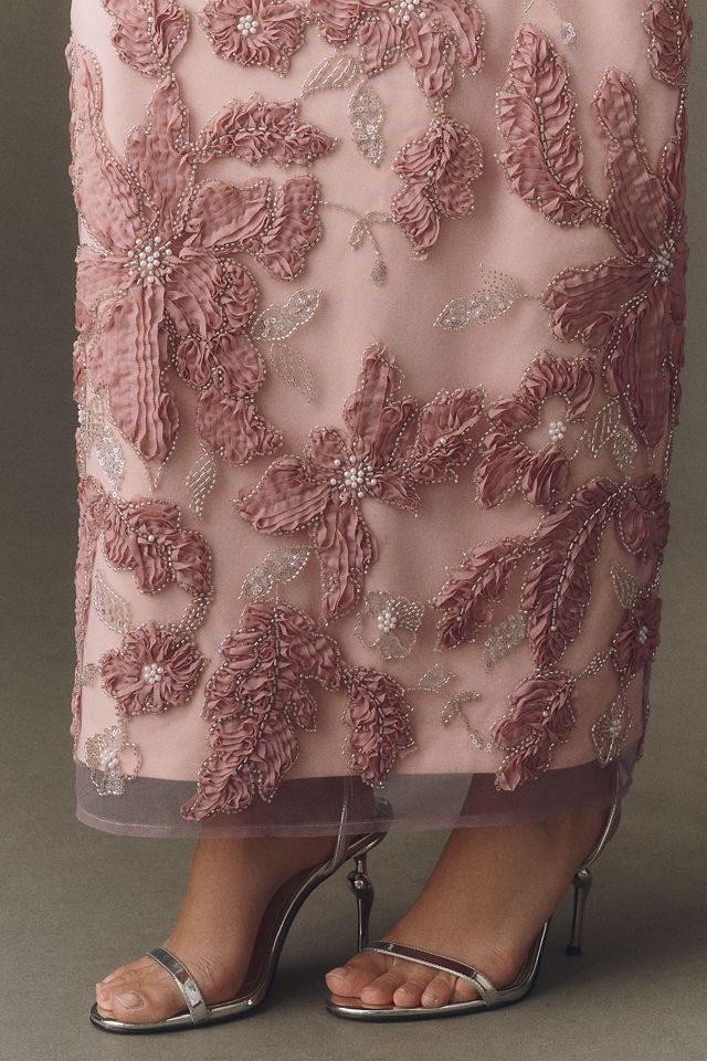 Helsi Julia Strapless 3D Floral Maxi Dress #3