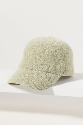 Embroidered Phrase Printed Baseball Cap | Anthropologie display picture 2