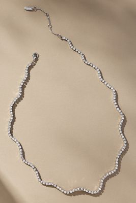 Squiggle Tennis Necklace