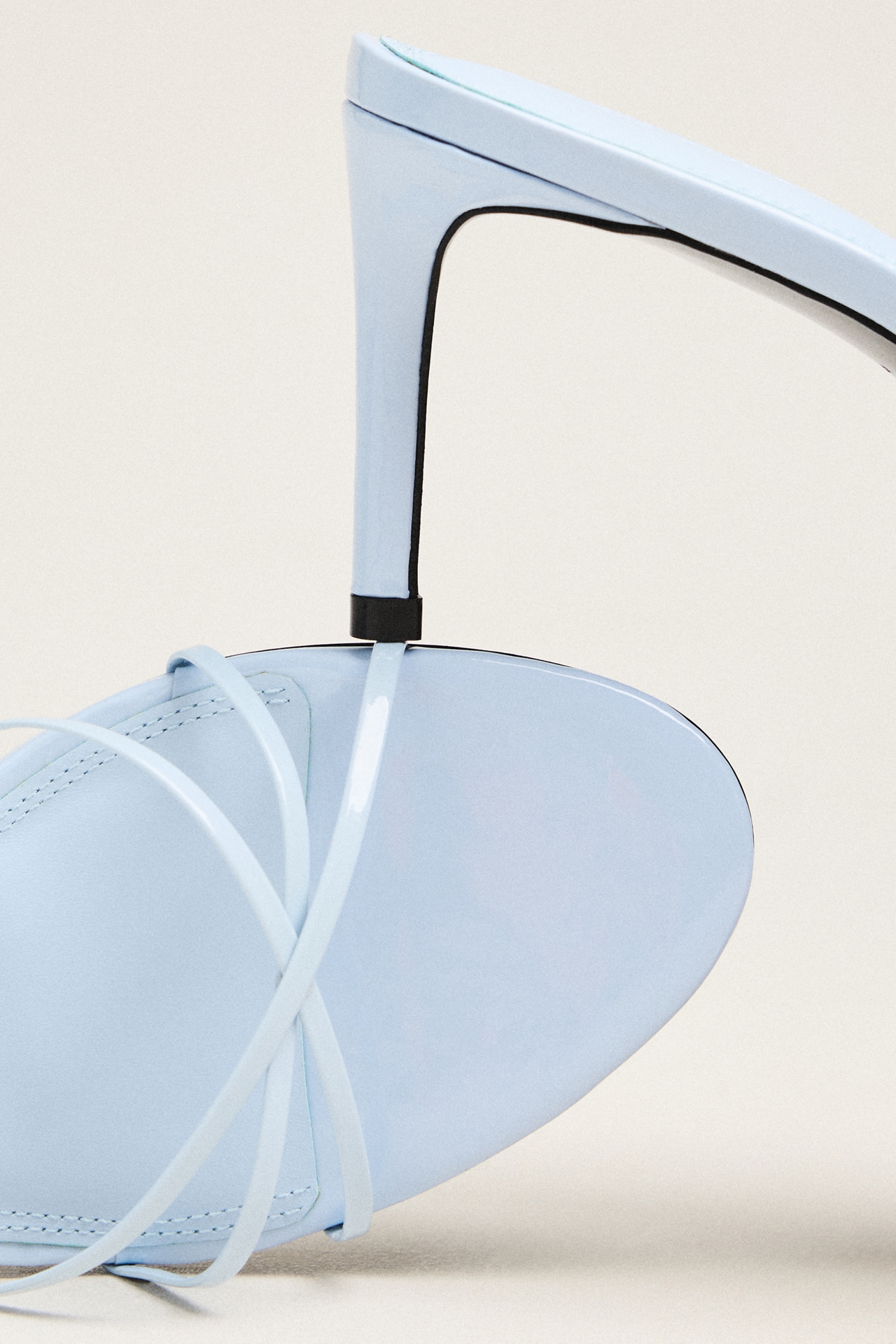 Black Suede Studio Jaya Strappy Heeled Sandals