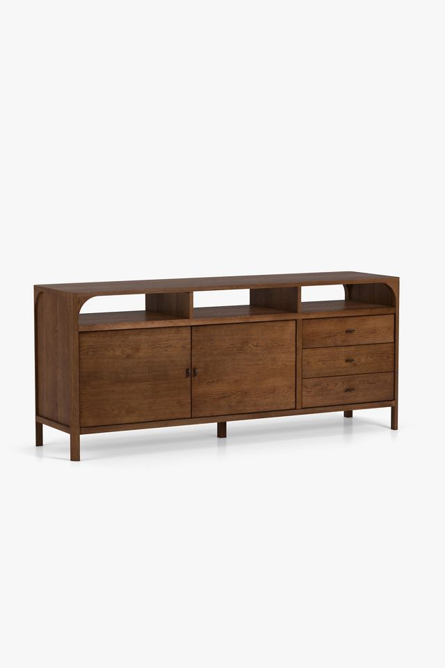 Cali Oak Wood Sideboard #1