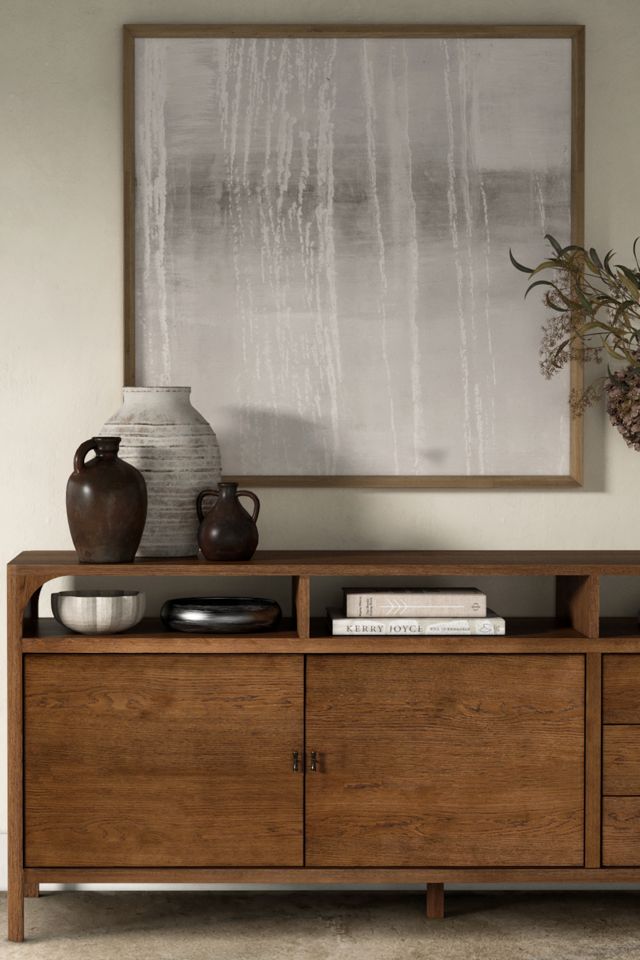 Cali Oak Wood Sideboard #4