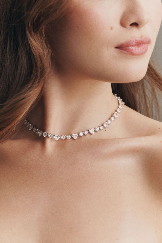 NADRI Bisou Heart Crystal Necklace #1