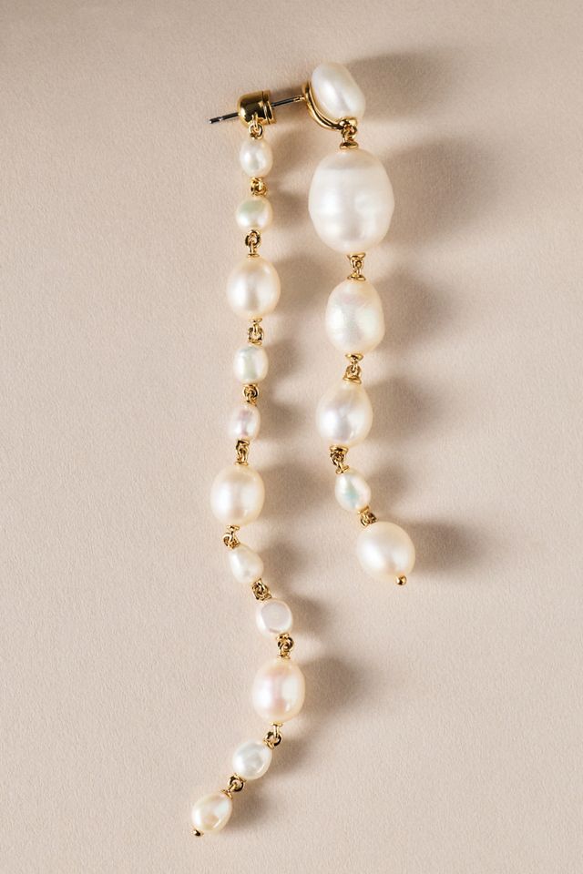 NADRI London Freshwater Pearl Drop Earrings #1