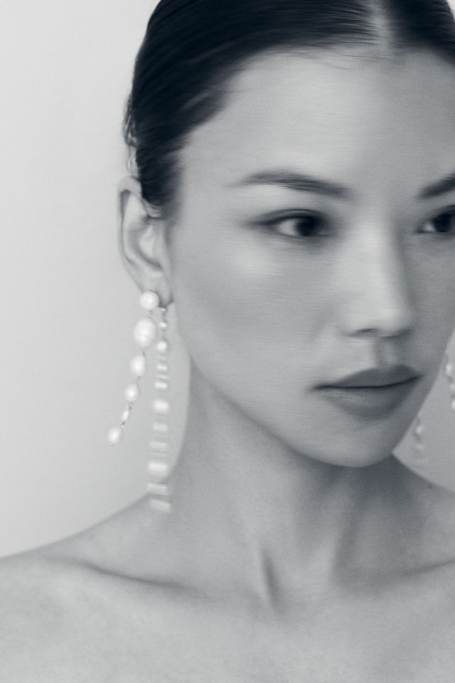 NADRI London Freshwater Pearl Drop Earrings #2