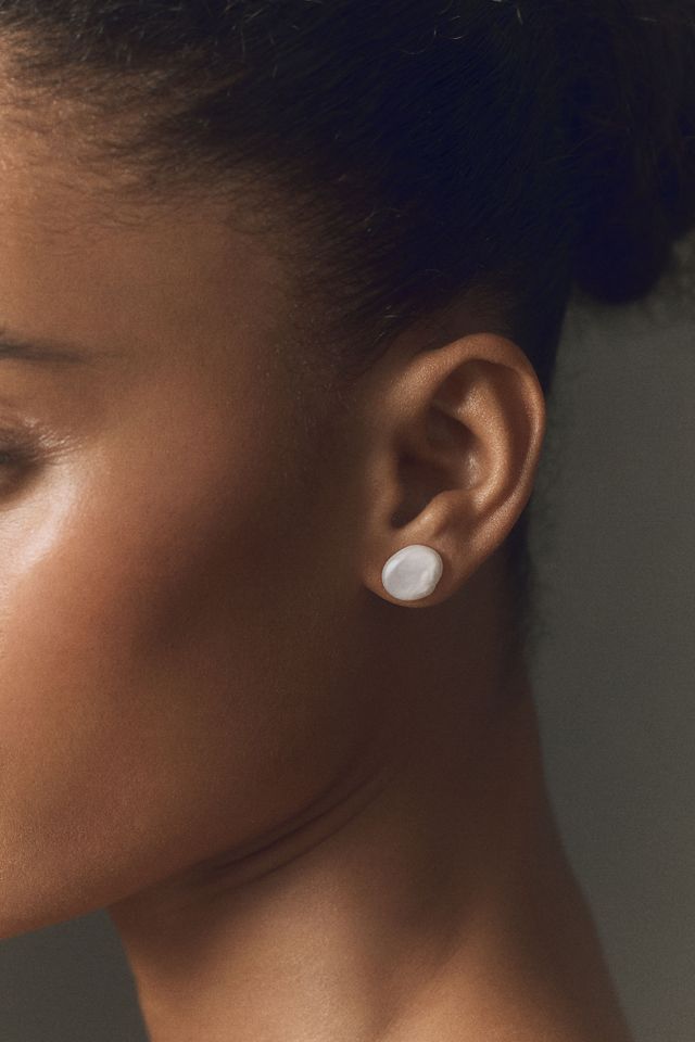 NADRI Madrid Freshwater Pearl Stud Earrings #2