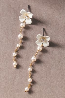 NADRI Ajoa Daisy Freshwater Pearl Drop Earrings