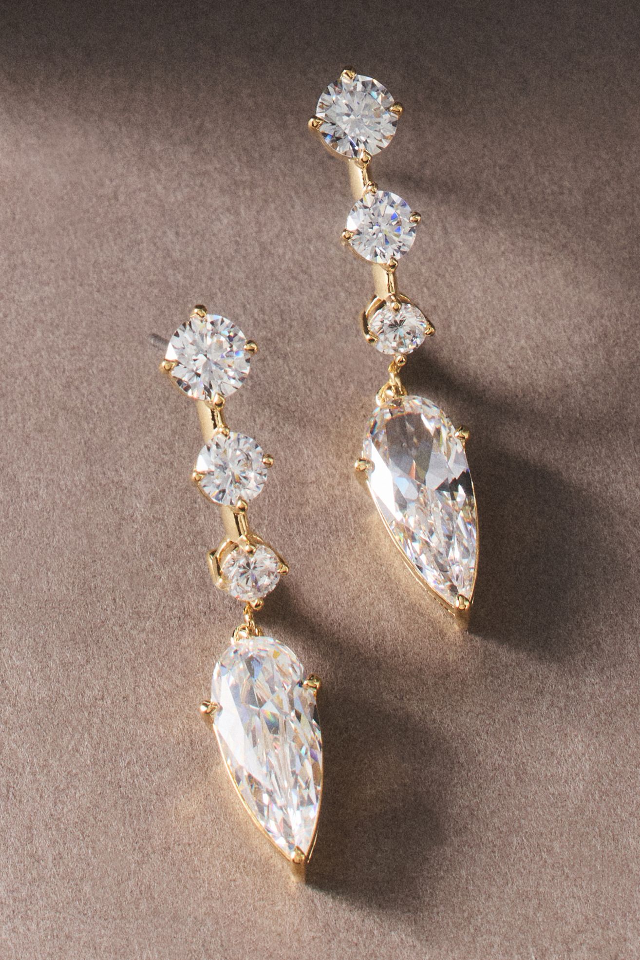 NADRI Lucia J-Hoop Drop Earrings - Gold, One Size