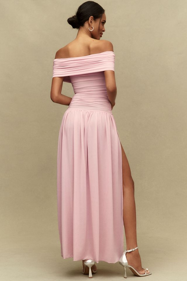 Ronny Kobo Lrulan Off-Shoulder Maxi Dress #1