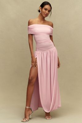 Ronny Kobo Parish Draped Ruched Maxi Dress | Anthropologie