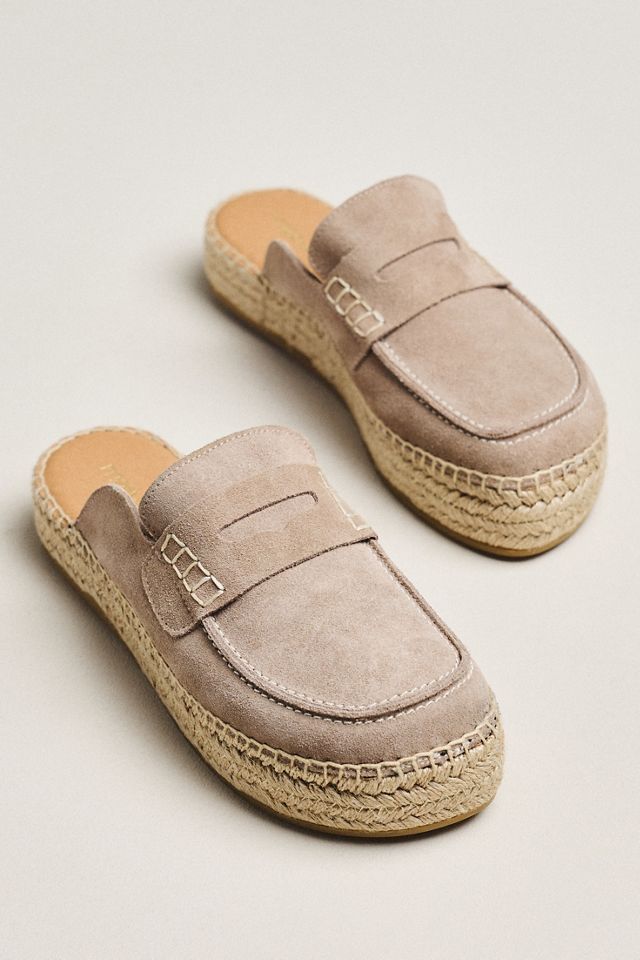 Maeve Loafer Espadrille Slides #1