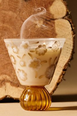 Charlotte Fruity Honeycrisp Oakwood Glass Candle