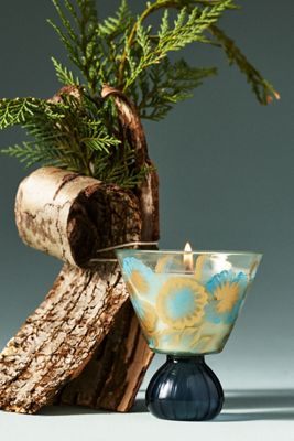 Charlotte Woody Cedar Leaf & Oak Glass Candle