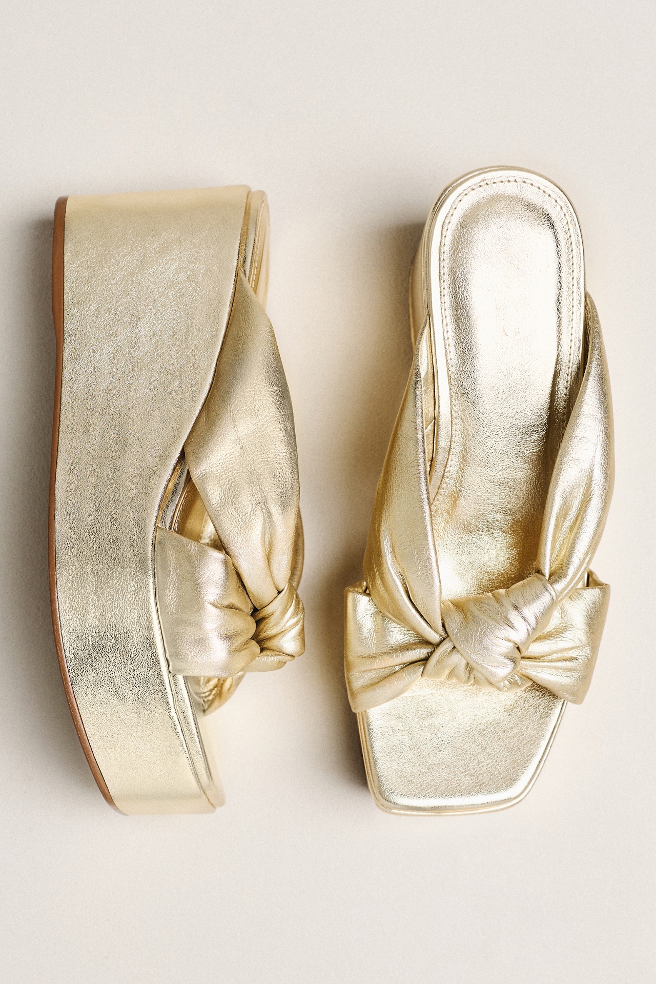 Maeve Knotted Platform Sandals