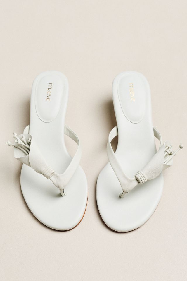 Maeve Flower Kitten Heel Flip-Flop Sandals #1