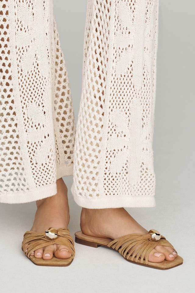 Strappy Square-Toe Slide Sandals #2