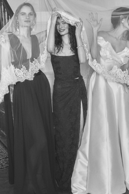 SAU LEE Julia Lace Gown | Anthropologie