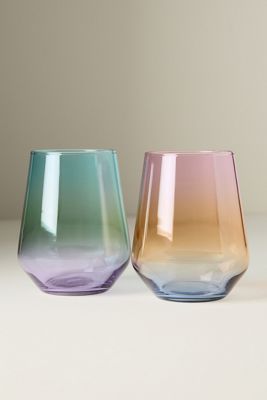 Alba Stemless Wine Glasses, Set of 4