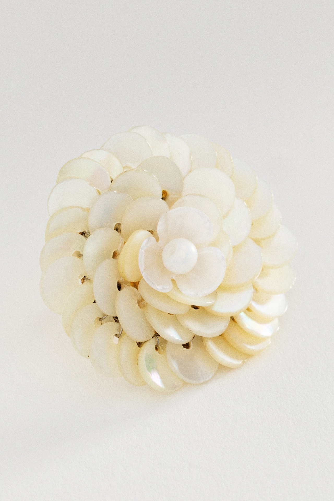 Floral Shell Earrings