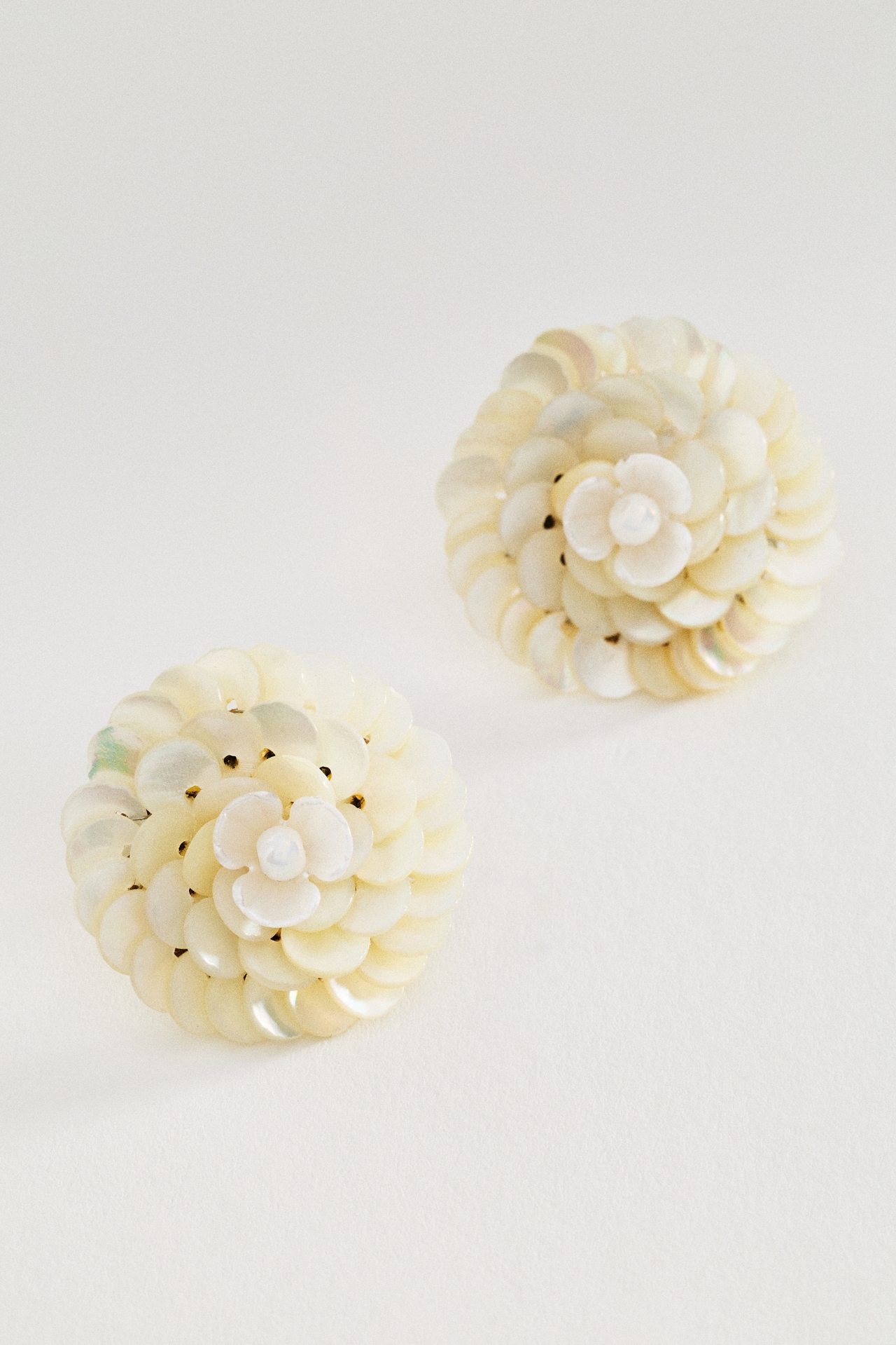 Floral Shell Earrings