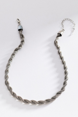 Textured Chain Statement Necklace