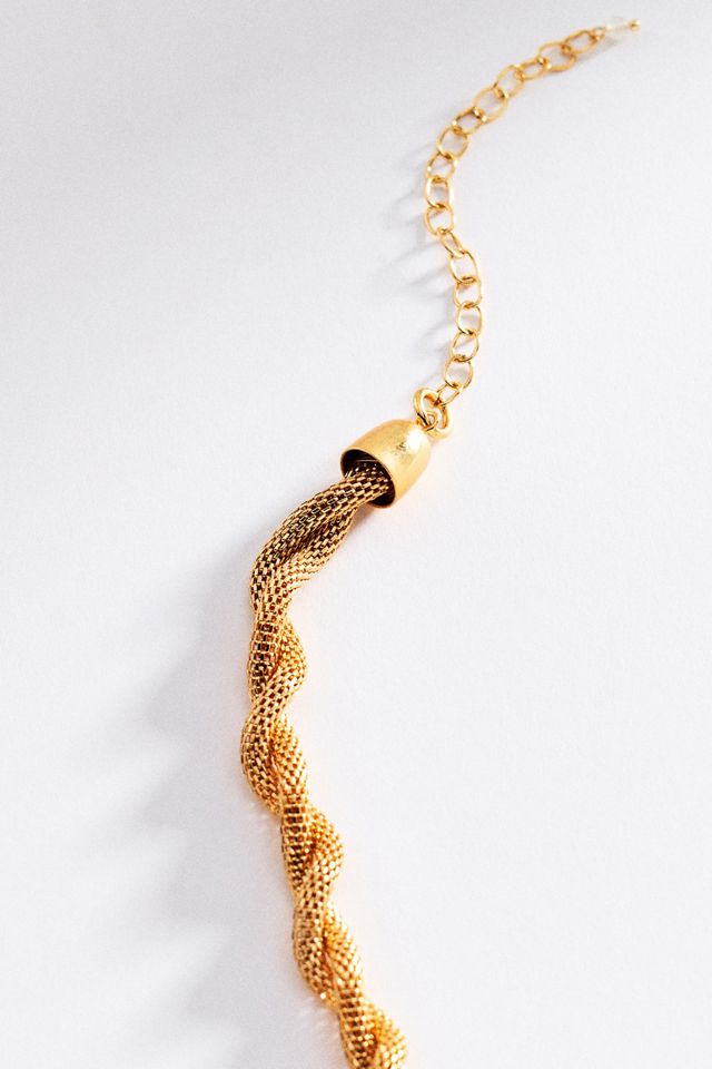 Textured Chain Statement Necklace #1