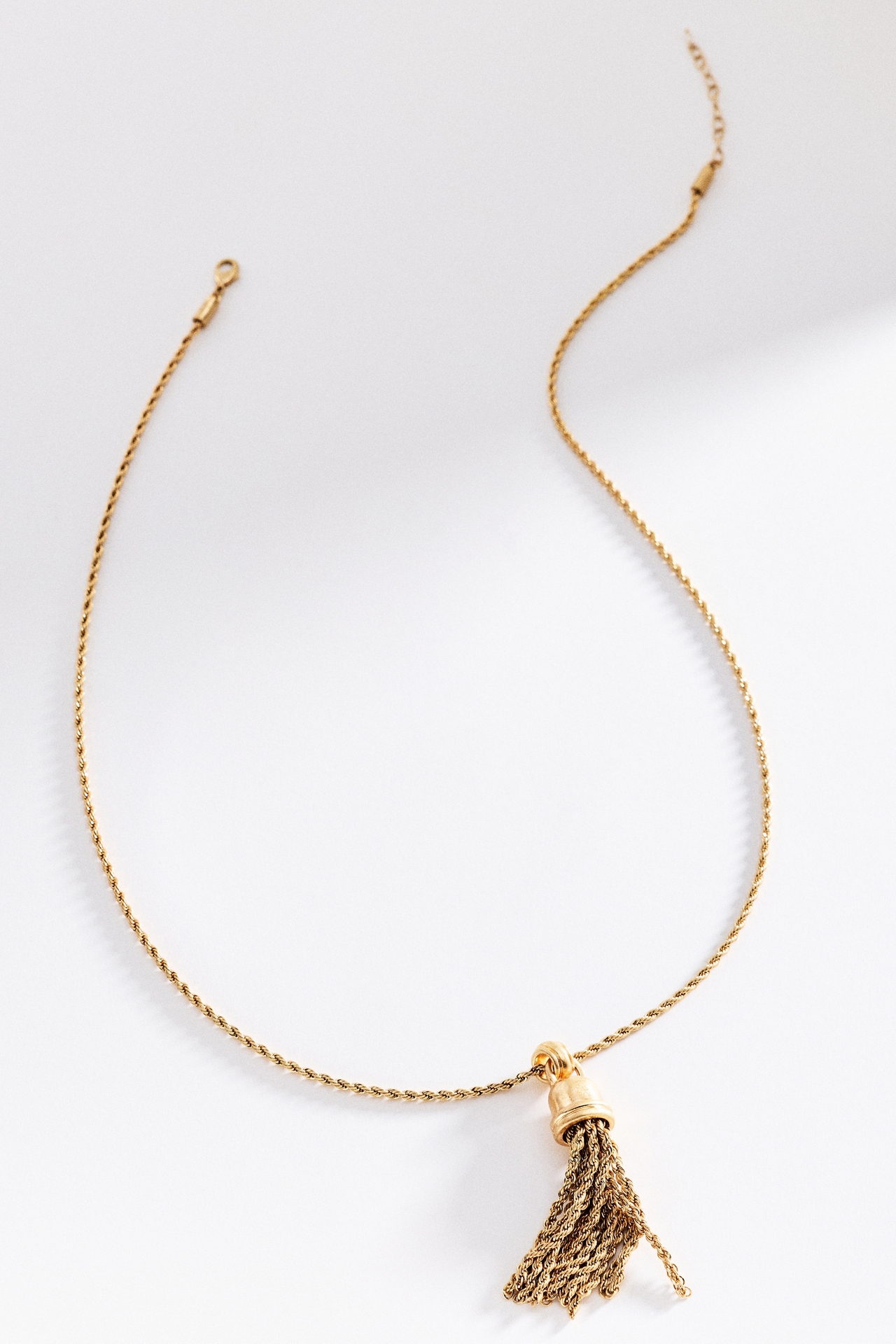 By Anthropologie Tassel Pendant Necklace