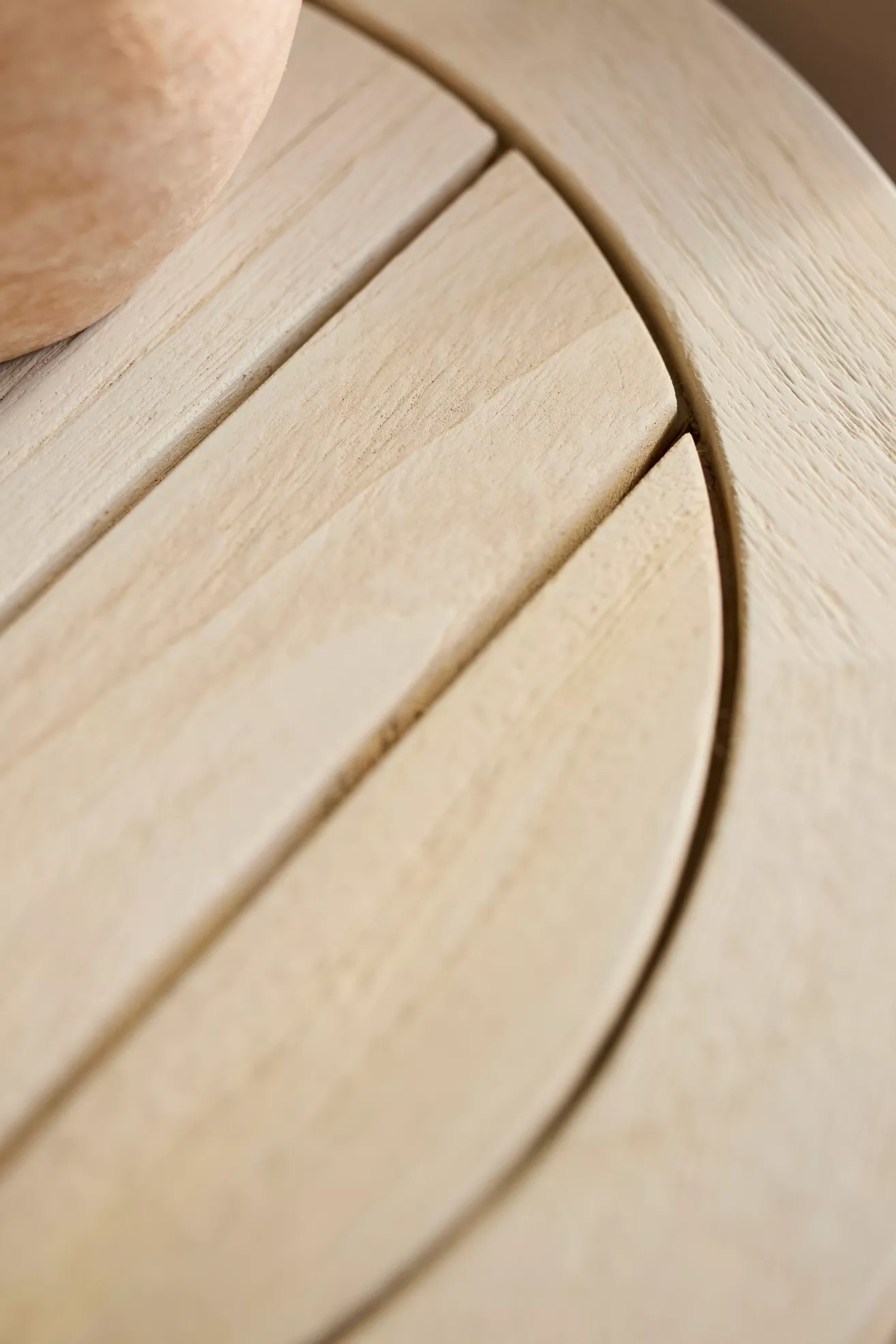 Shoreham Teak Round Side Table - thumbnail 3