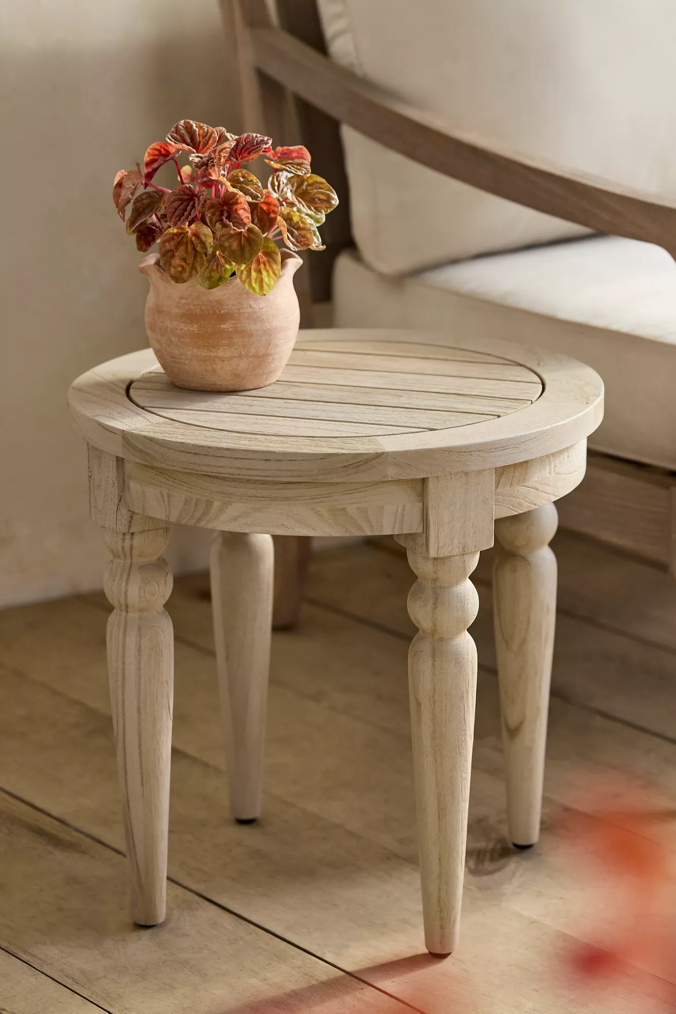 Shoreham Teak Round Side Table