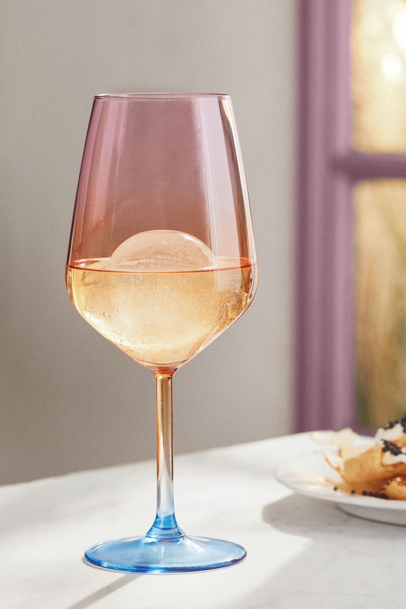 Alba Wine Glasses, Set of 4 - Orange, Set Of 4