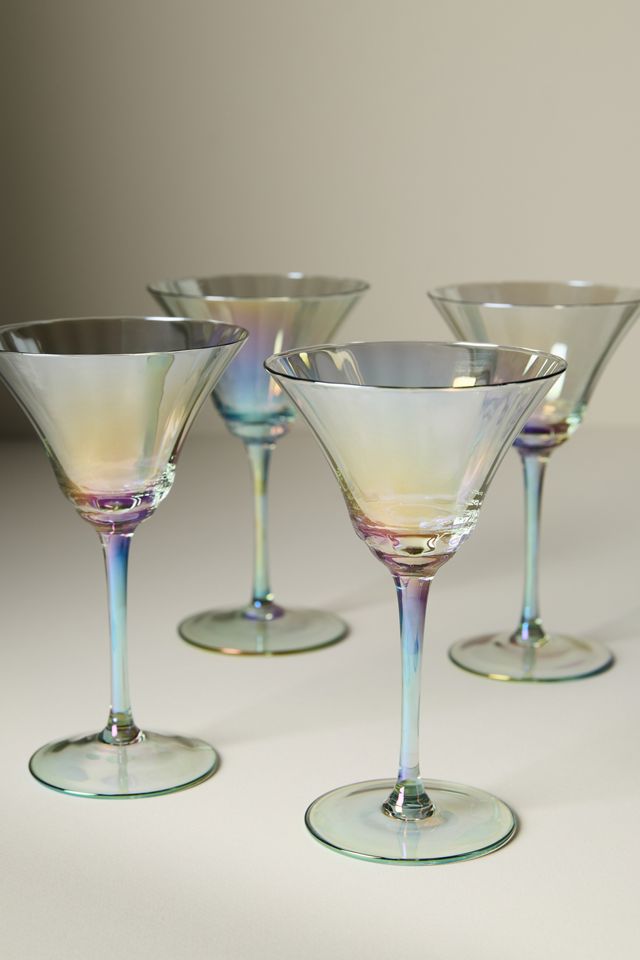 Copas de Martini Lustradas Kailani, Juego de 4 #3