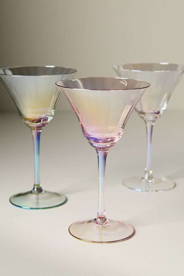 Kailani Lustered Martini Glasses, Set of 4 #3
