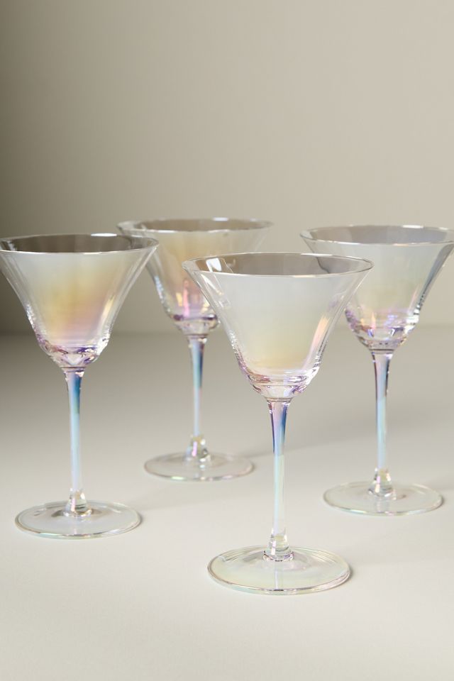 Kailani Lustered Martini Glasses, Set of 4 #5